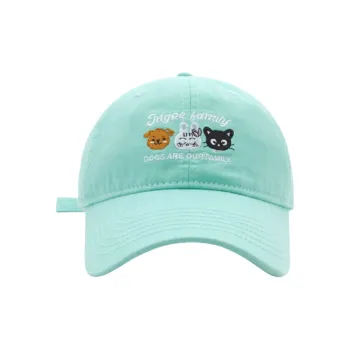 SLEEPYWALK Washed Cotton Baseball Caps Women's