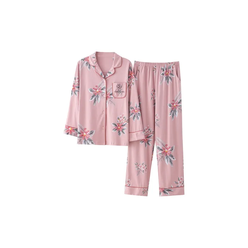 Pretty lady Women's Pajama Sets-18