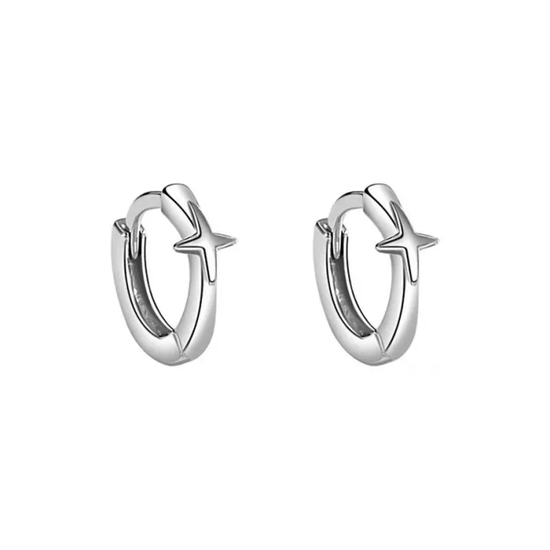 GUDUD S925 Silver Earrings Women's-0