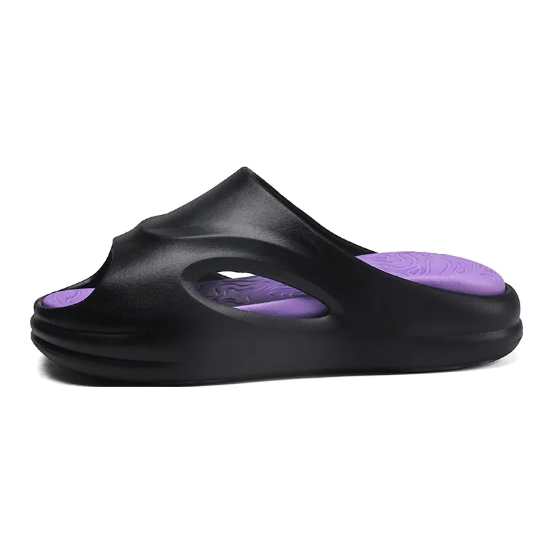Le Drag Sandal Slippers White Black/Pure Black/Black Purple/Beige Orange-14