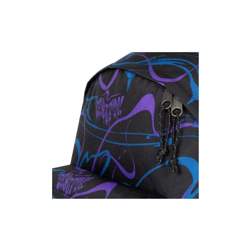 EASTPAK Polyester Backpack Medium Size Unisex Black & Purple & Blue-5