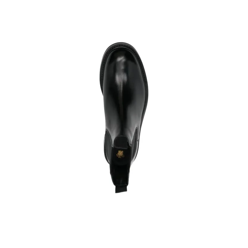 Tricker's Short Chelsea Boots Men's Black-4
