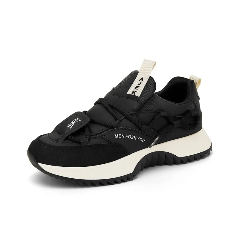 JANECO Anti Slip Wear Resistant Low Top Chunky Sneakers Men's-6