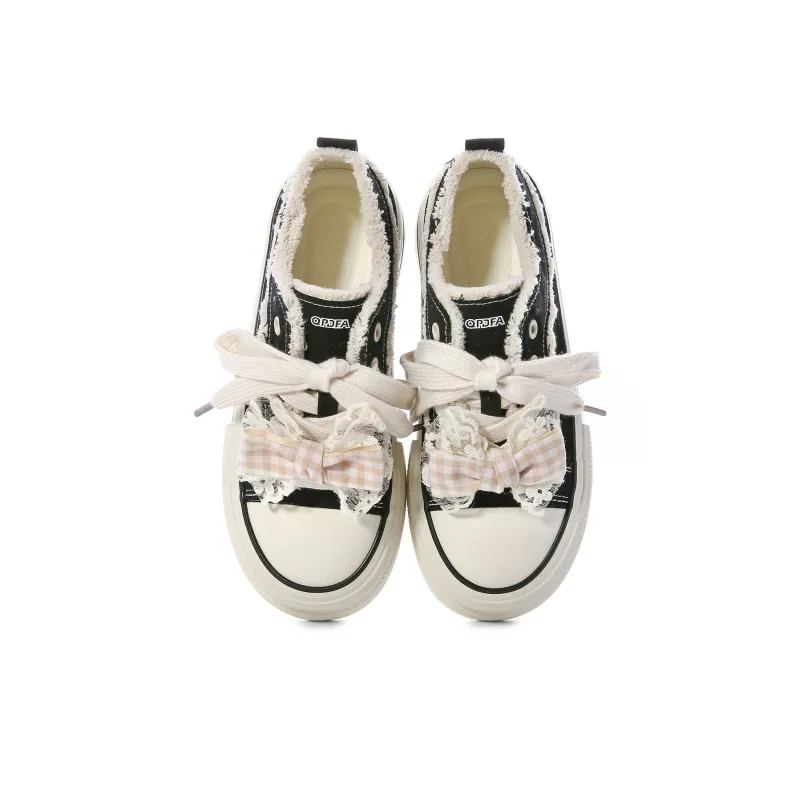 Lovely You Abrasion Resistant Lightweight Height Increasing Low Top Skateboard Shoes Women's-30
