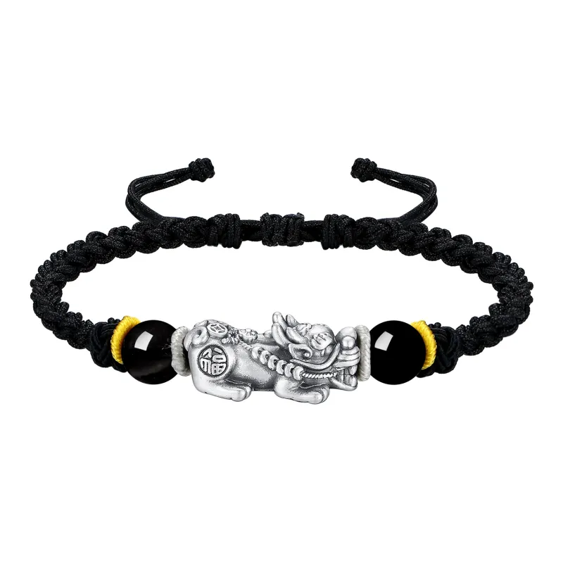 Inker Good Stone 999 Fine Silver Bracelets Unisex-0
