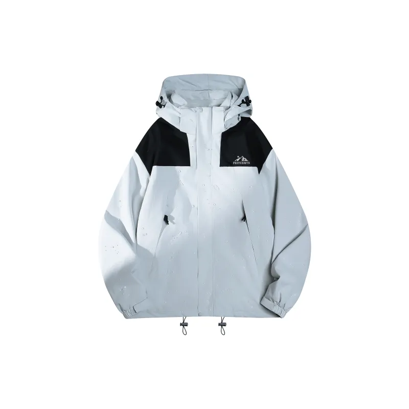 Feiyue Water-Resistant Windproof Warm Water-Repellent Windbreaker Jacket Unisex-51