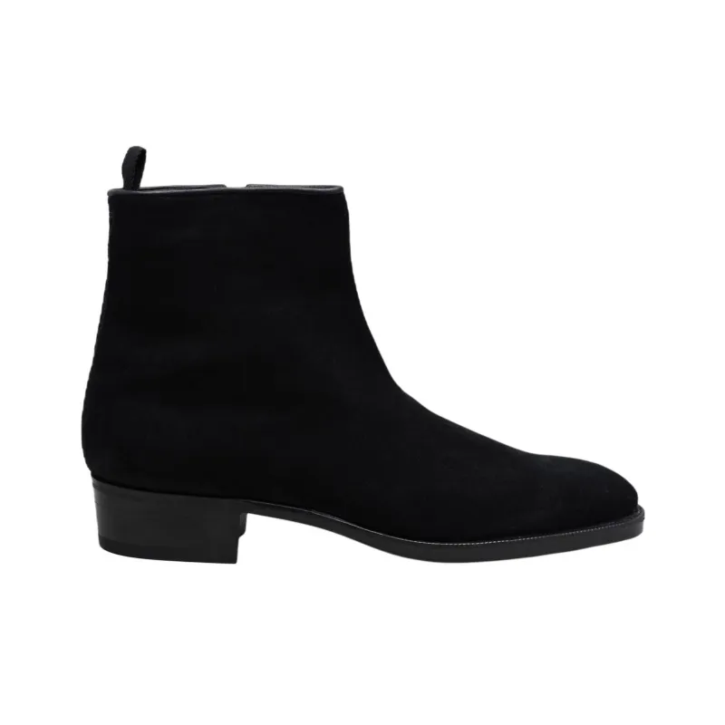 JOHN LOBB Freddi Ankle Boots 4cm Men's Black-1