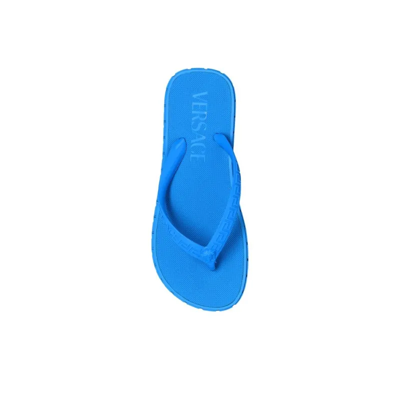 FANSIZHE Greca Flip Flops Women's Blue-4