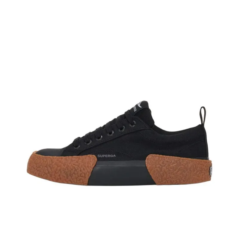 SUPERGA Zapatilla 2660 Low-Top Skateboard Shoes Unisex Black-0