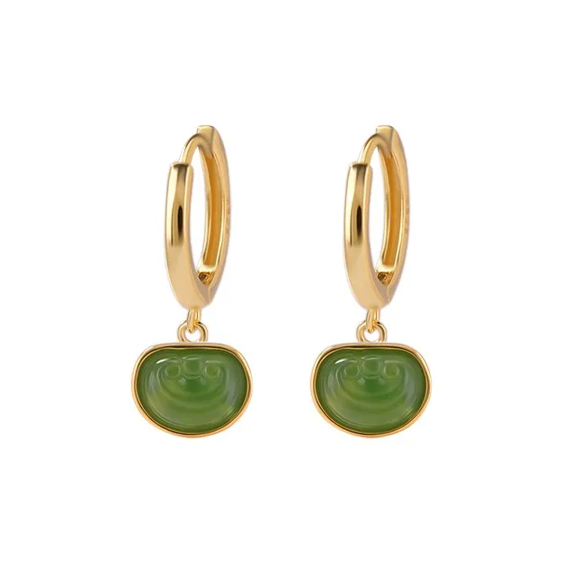 Royal Heaven's Choice Earrings Jasper Unisex-0