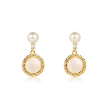 WAW Gold Plated Copper Earrings Women's