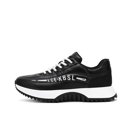 JANECO Anti Slip Wear Resistant Low Top Chunky Sneakers Men's