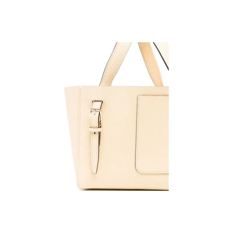 Valextra Leather One Shoulder Handbags Mini Women's Elegant Yellow-2