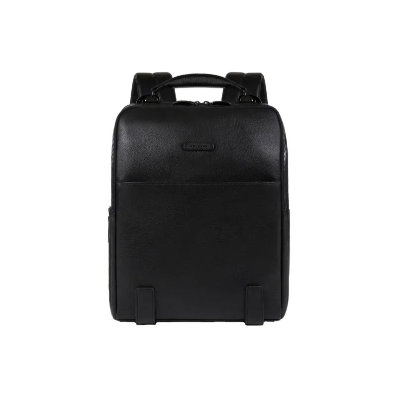 PIQUADRO Leather Backpack Regular Women's Black-0