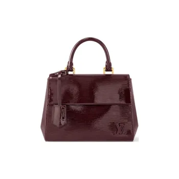 LOUIS VUITTON Cluny Cow Leather One Shoulder Handbags Mini Women's Bordeaux Red