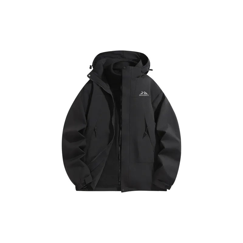Feiyue Water-Resistant Windproof Warm Water-Repellent Windbreaker Jacket Unisex-0
