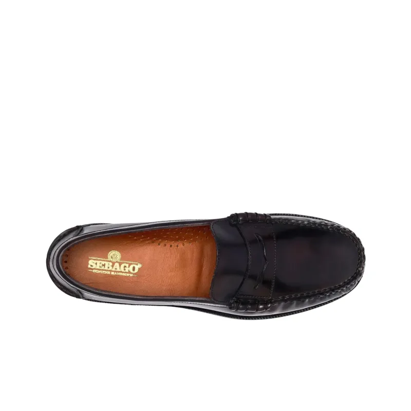 Sebago Cordovan Loafers Men's Black-3