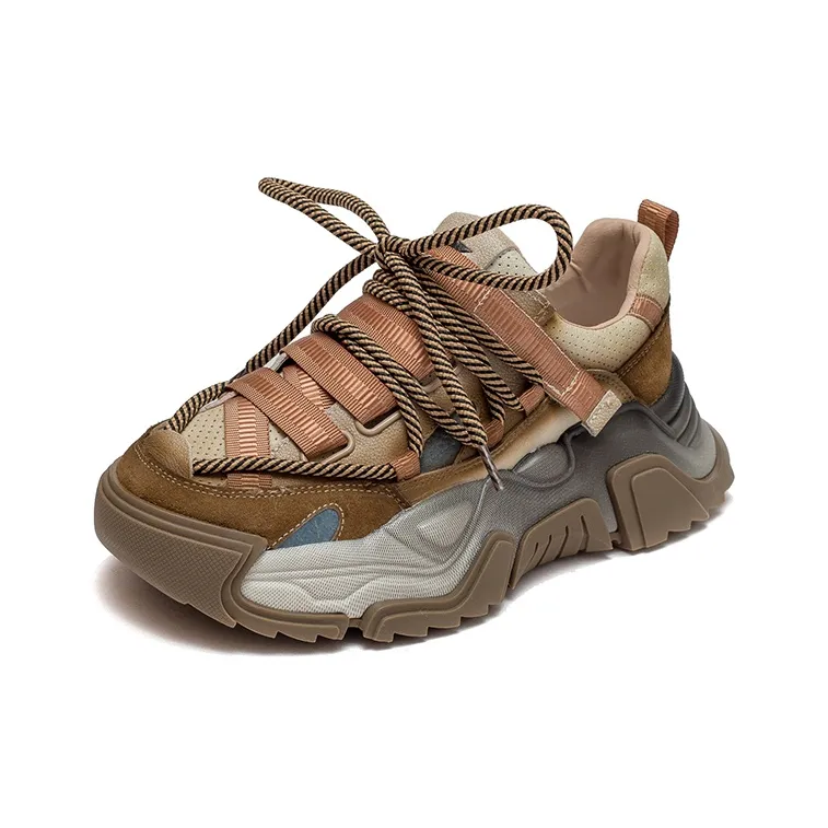 Chibang Height Increasing Low-Top Chunky Sneakers Women's-10