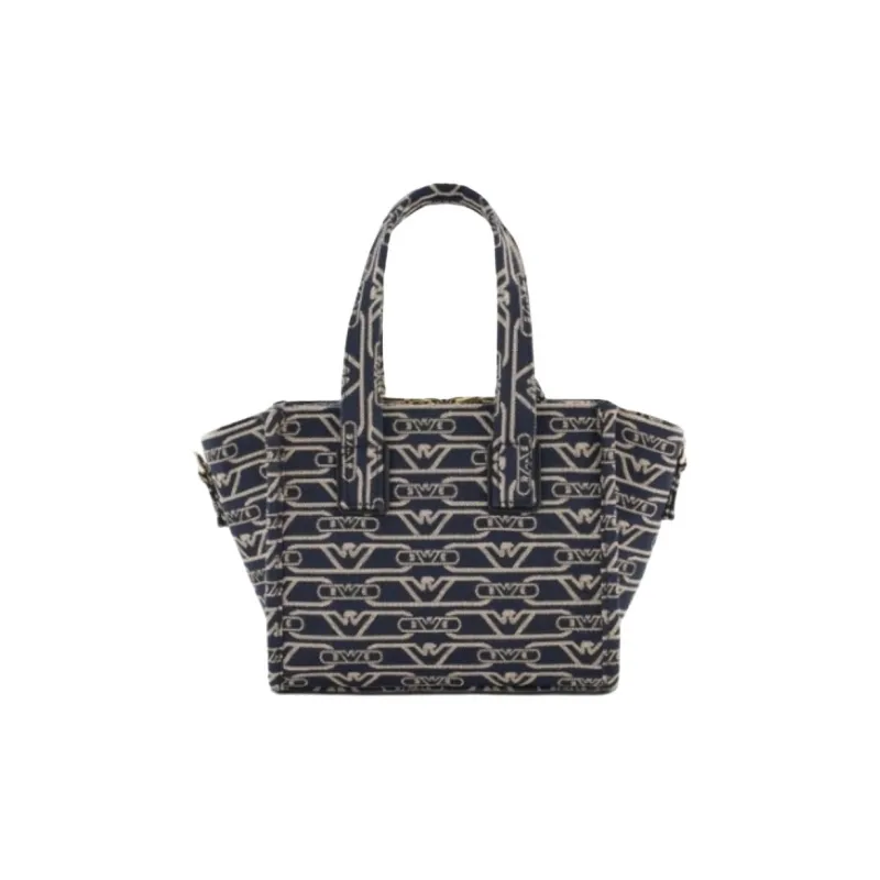 EMPORIO ARMANI Logo Embroidered Jacquard Tote Bag-2