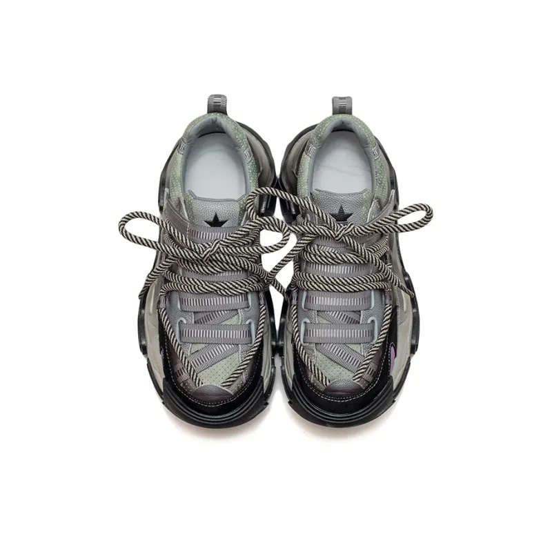 Chibang Height Increasing Low-Top Chunky Sneakers Women's-16