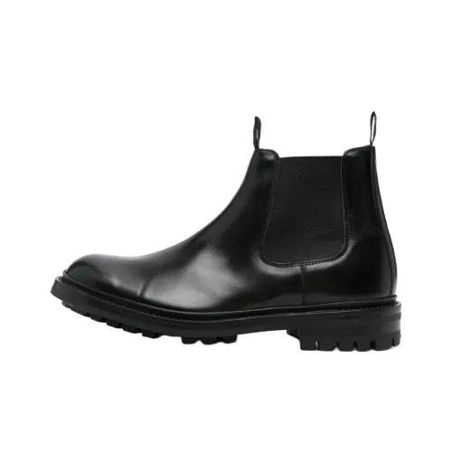 Tricker's Short Chelsea Boots Men's Black