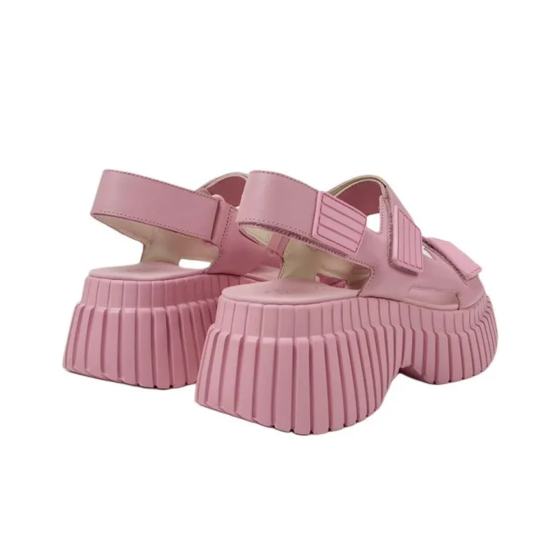 CAMPER BCN Strap Sandals 6.6cm Women's Pink-2