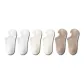 2 White+2 Beige+2 Khaki[6 Pack]