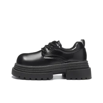 Little Red Man Casual Single Shoes Women's Black
