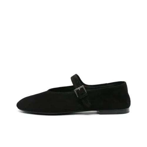 THE ROW Boheme Mj Suede Ballerina Shoes Women's