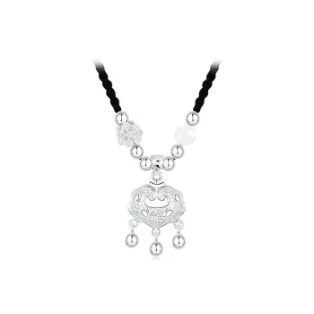 JOYDINNY S999 Fine Silver Necklaces Unisex