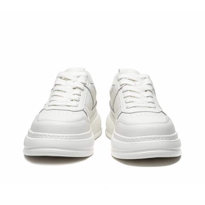 Meixi Non-slip Lightweight Low-Top Skateboard Shoes Men's Ecru-2