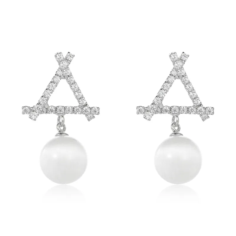 WAW Gold Plated Copper Earrings Women's-8