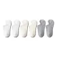 2 White+2 Beige+2 Light Gray[6 Pack]