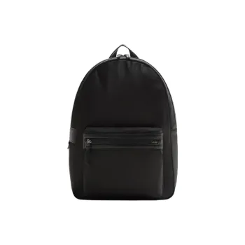 ZARA Polyester Backpack Men's Black