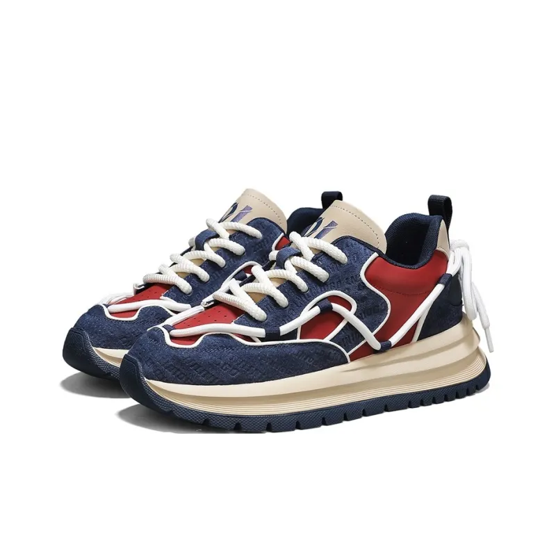 M.M Party Cushioning Anti Slip And Wear Resistant Support Balance Height Increasing Low Top Casual Shoes Men's-3