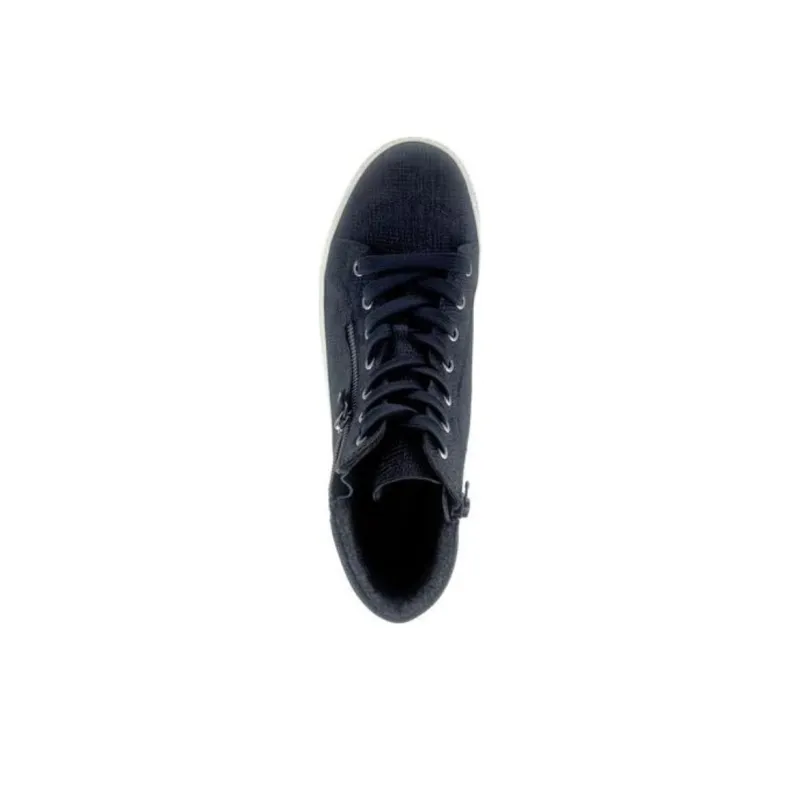 Gabor Fashion High Top Casual Shoes Women's Marine Blue-3