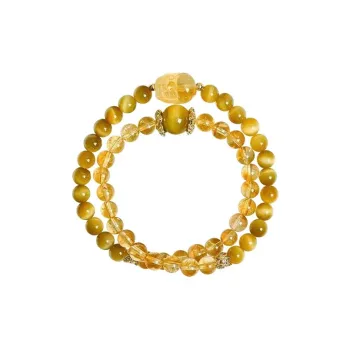 CARAT'S DIARY Tiger's Eye Stone Bracelets Women's
