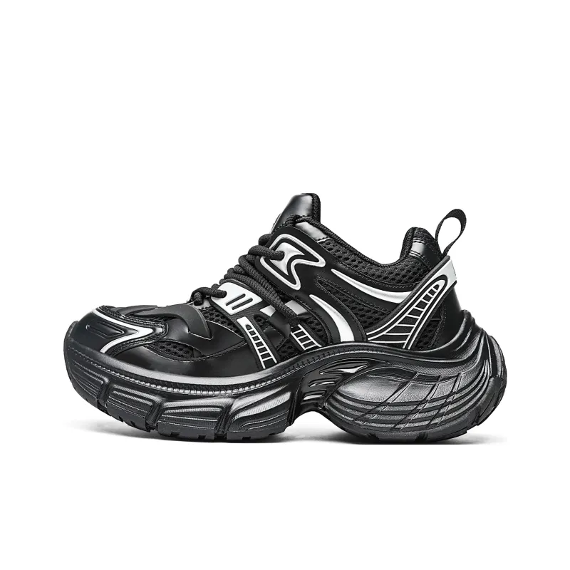 ORD Impact-Resistant Wear-Resistant Lightweight Breathable Slip-Resistant Low-Top Chunky Sneakers Unisex-0