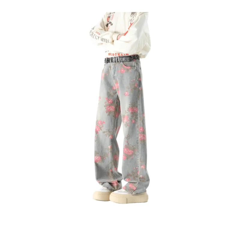 VIPGOOSE Fashion Jeans Unisex Blue Shades-0