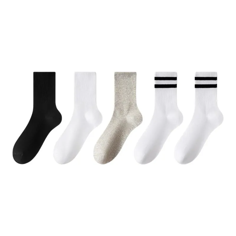 Urban Beauty Mid-Calf Socks Unisex 5 Pack-35