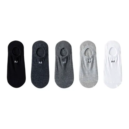 MIIOW No-Show Socks Men's 5 Pack
