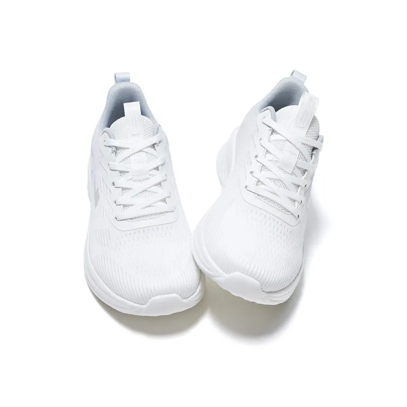 Warrior Anti-Slip And Wear-Resistant Breathable Low-Top Casual Running Shoes Men's White Gray-2