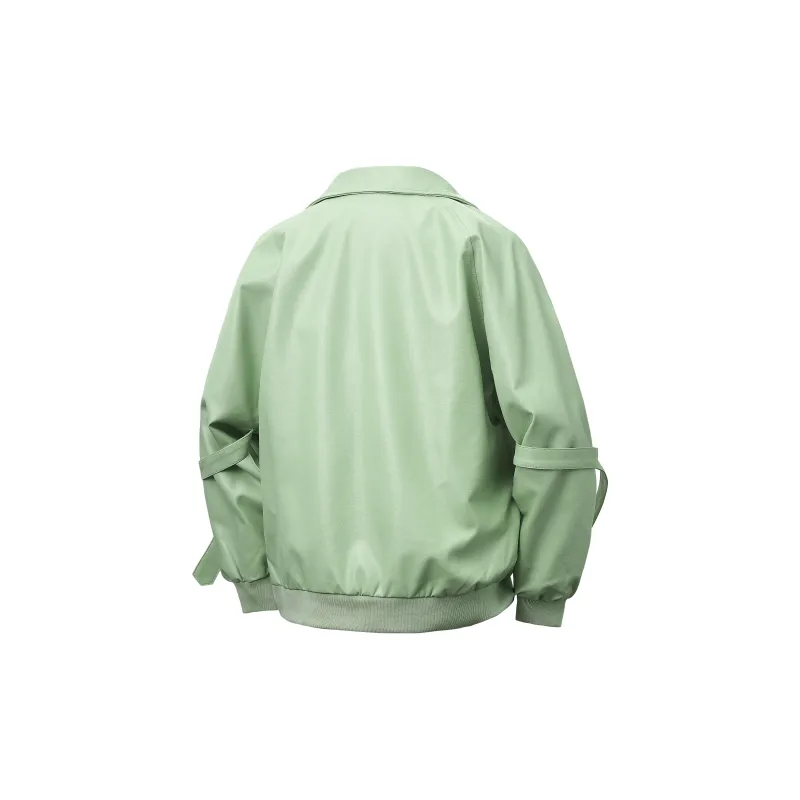 CHEVAL NOIR Leather Jacket Unisex Grass Green-1