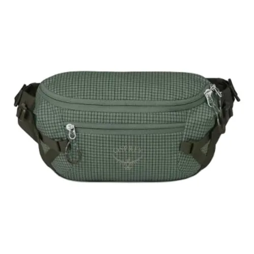 OSPREY Nylon Crossbody Fanny Pack Unisex Gray Green