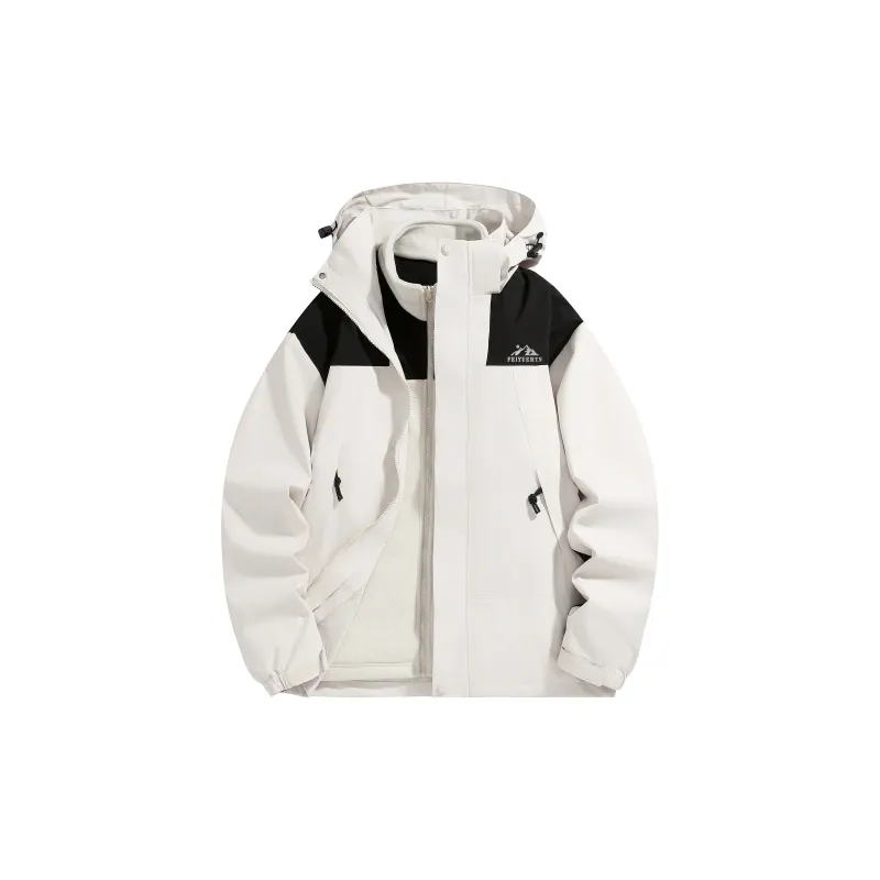 Feiyue Water-Resistant Windproof Warm Water-Repellent Windbreaker Jacket Unisex-30