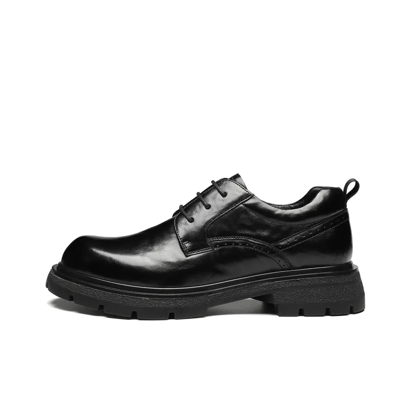 ST&SAT Fashion Genuine Leather Men's Versatile Casual Shoes-1