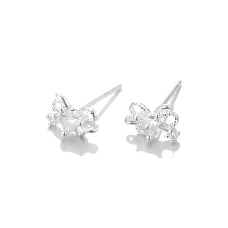 Clect 999 Fine Silver Stud Earrings Women's-1