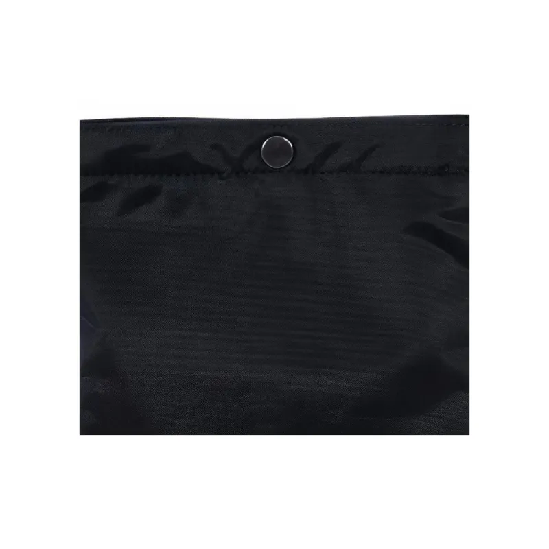 FREQUENTFLYER Fashion Power Series Nylon Shoulder Bag Crossbody Bag Small Size Unisex Black-4