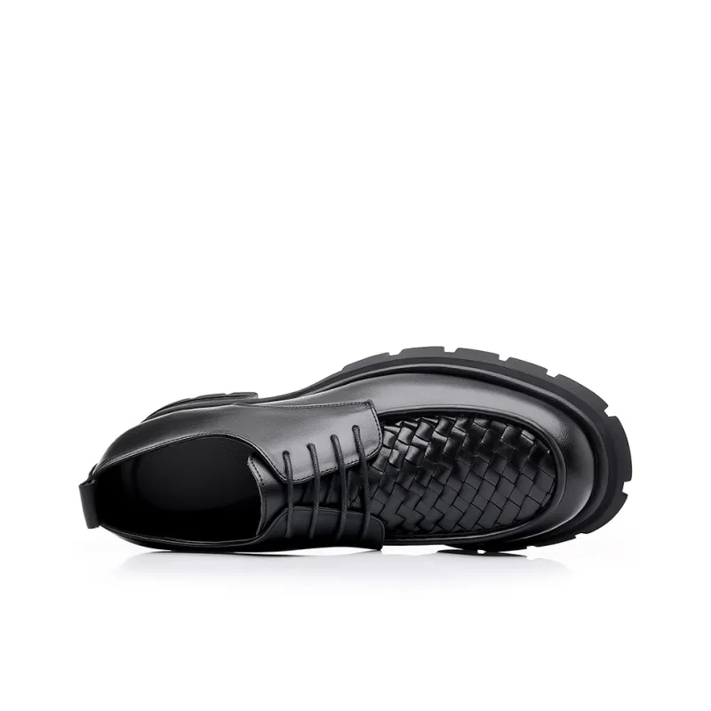 JIETEGONGYANG Casual Shoes Men's Black-3