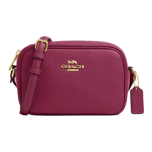 COACH Jamie Litchi Grain Leather Camera Bags Crossbody Bag Shoulder Bag Mini Women's Rose Pink